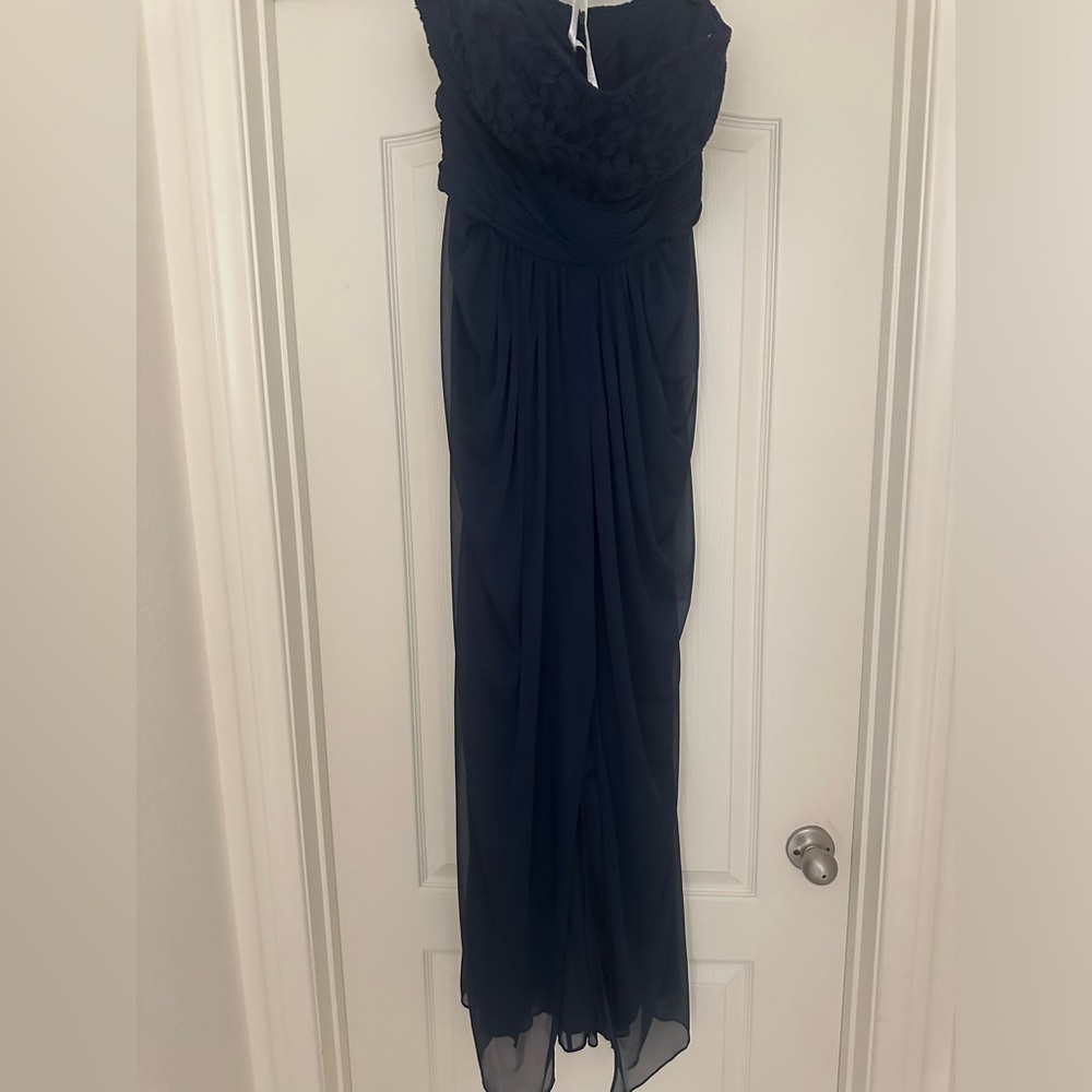 David’s bridal bridesmaid dress size 14 brand new has been altered